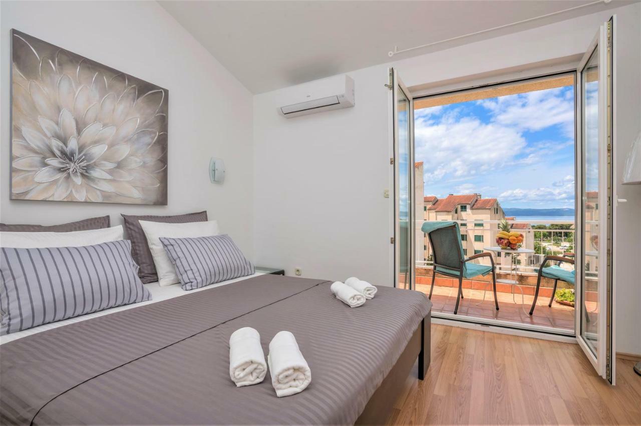 Appartamento Andor - Lux, Two Beautiful Terraces With Sea & Sunset View Makarska Esterno foto